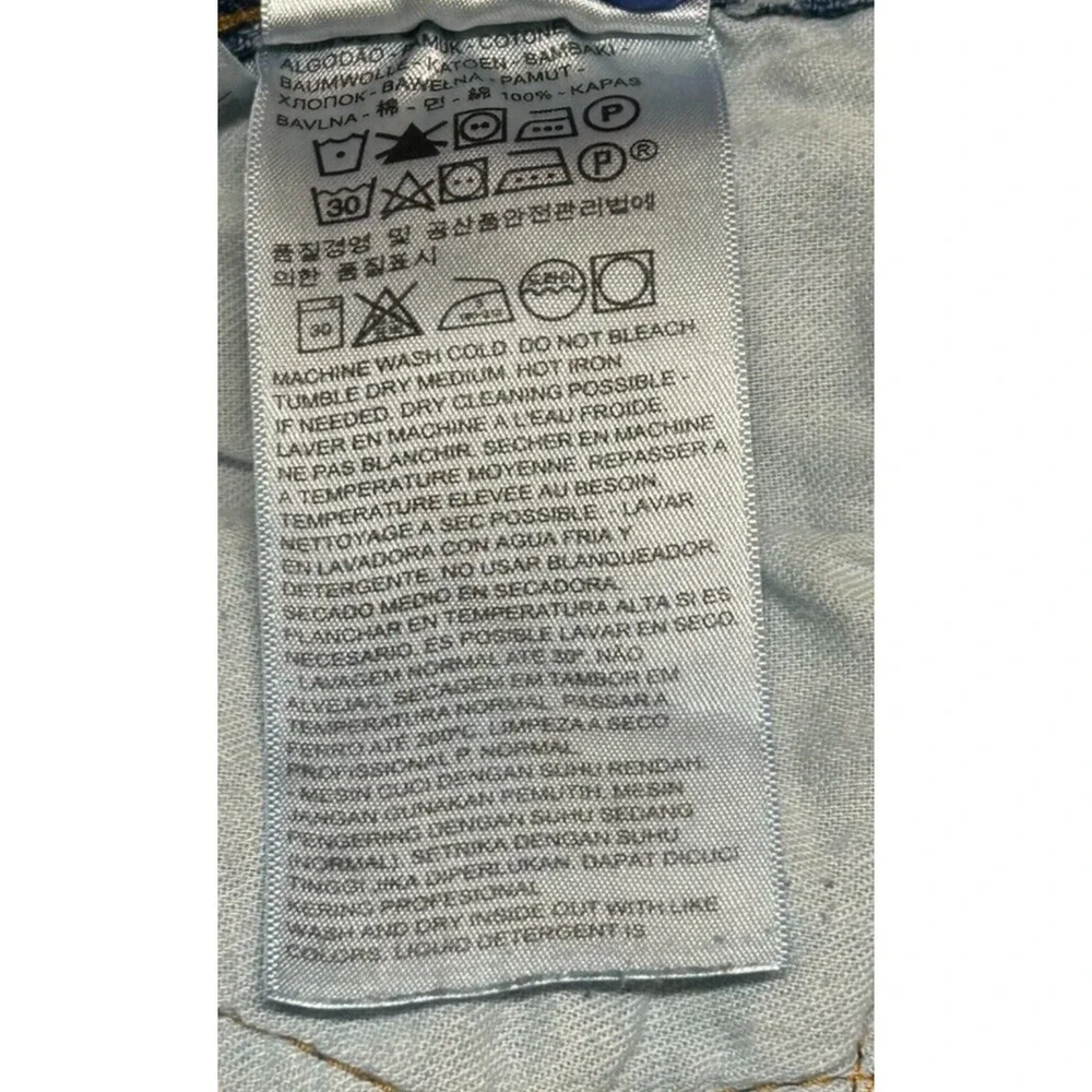 Levis 501 Jeans Mens 34X32‎ Blue Measures 33X31 Button Fly Straight Leg Medium